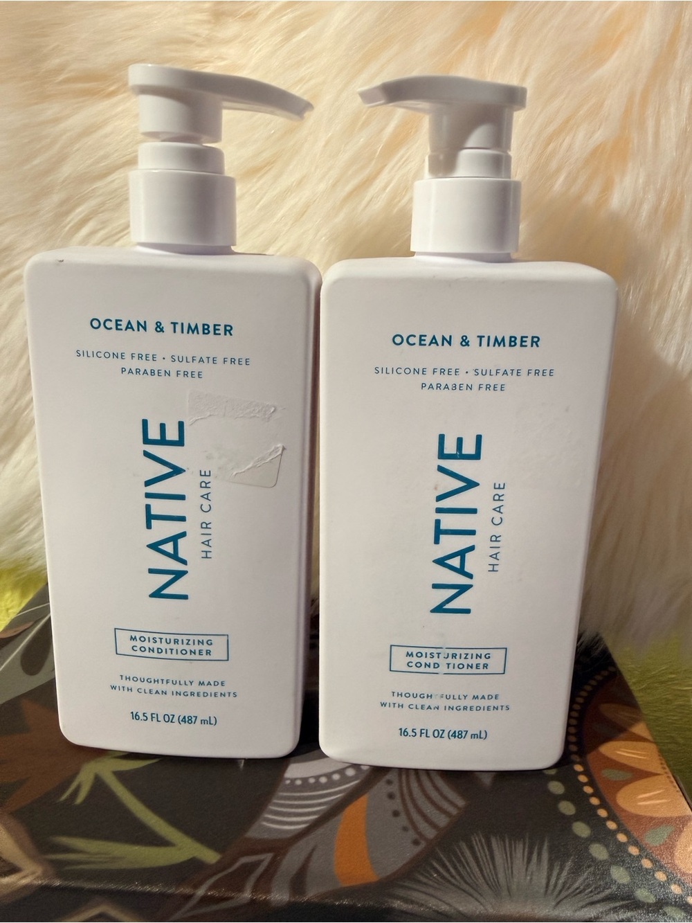 Native Ocean & Timber Moisturizing Hair Care Duo - White & Teal
